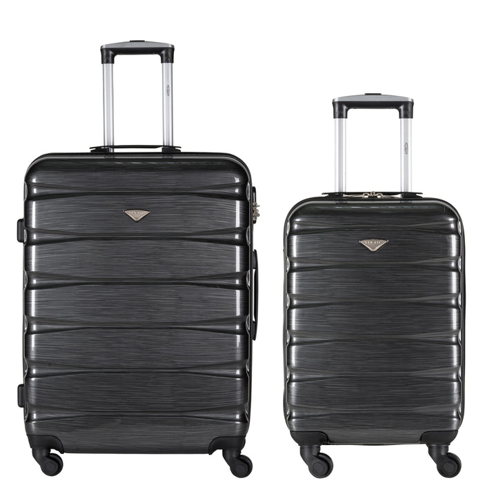 SAFIR Hard Cabin Suitcases & Hold Luggage Black