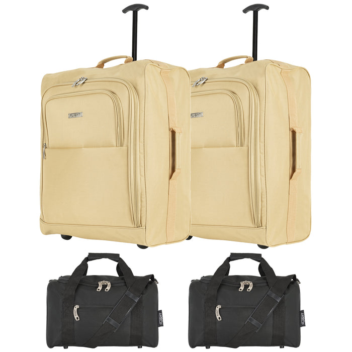 cabin - 22'' x 2 + holdall x 2|rosegold