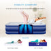 airbed|single|navywhite