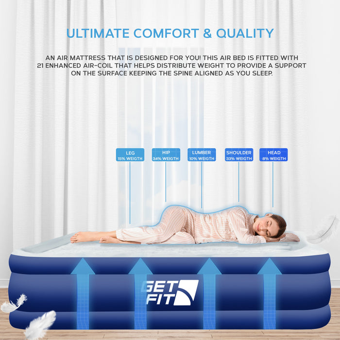 airbed|king|navywhite