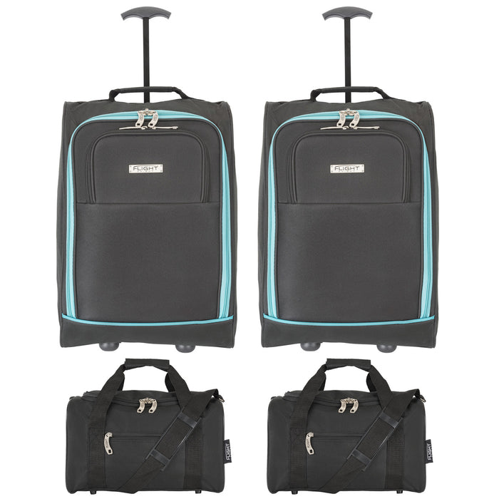 cabin - 21.5'' x 2 + holdall x 2|blackblue