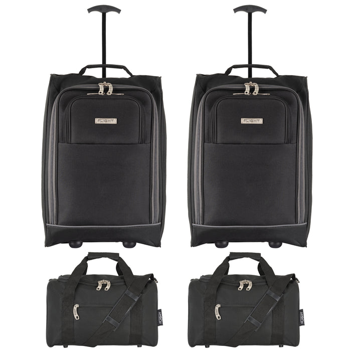 cabin - 21.5'' x 2 + holdall x 2|blackgrey