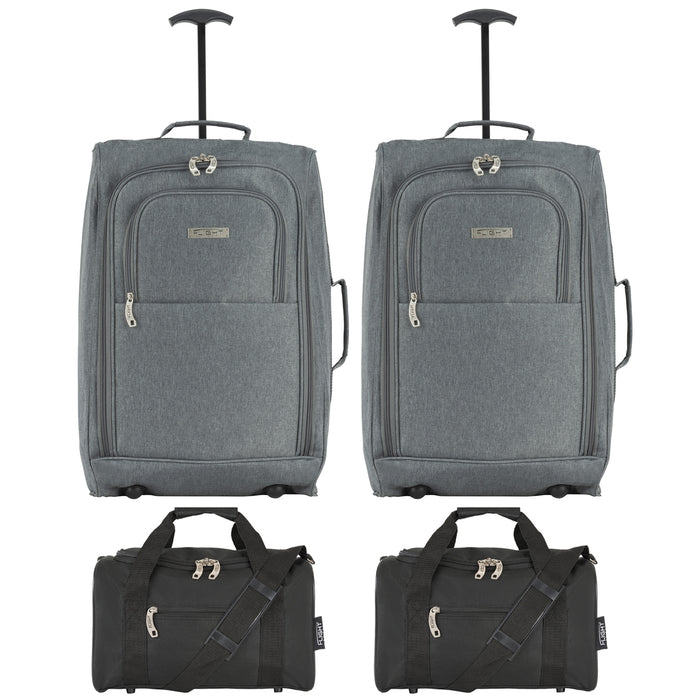 cabin - 21.5'' x 2 + holdall x 2|greycanvas