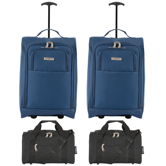 cabin - 21.5'' x 2 + holdall x 2|navy