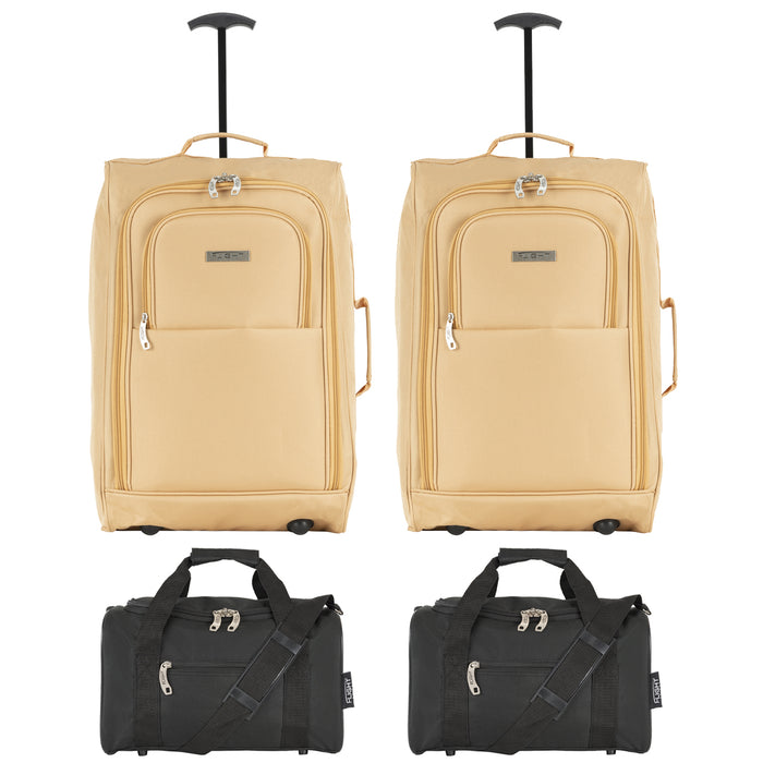 cabin - 21.5'' x 2 + holdall x 2|rosegold